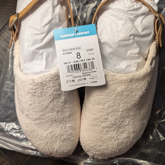 Women's REEF beach, bum sage size 8 - Picture 3 of 5